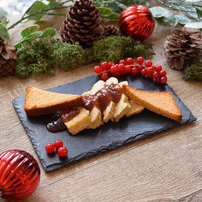 Foie gras & biscotte de pain d'épices InstantLunch